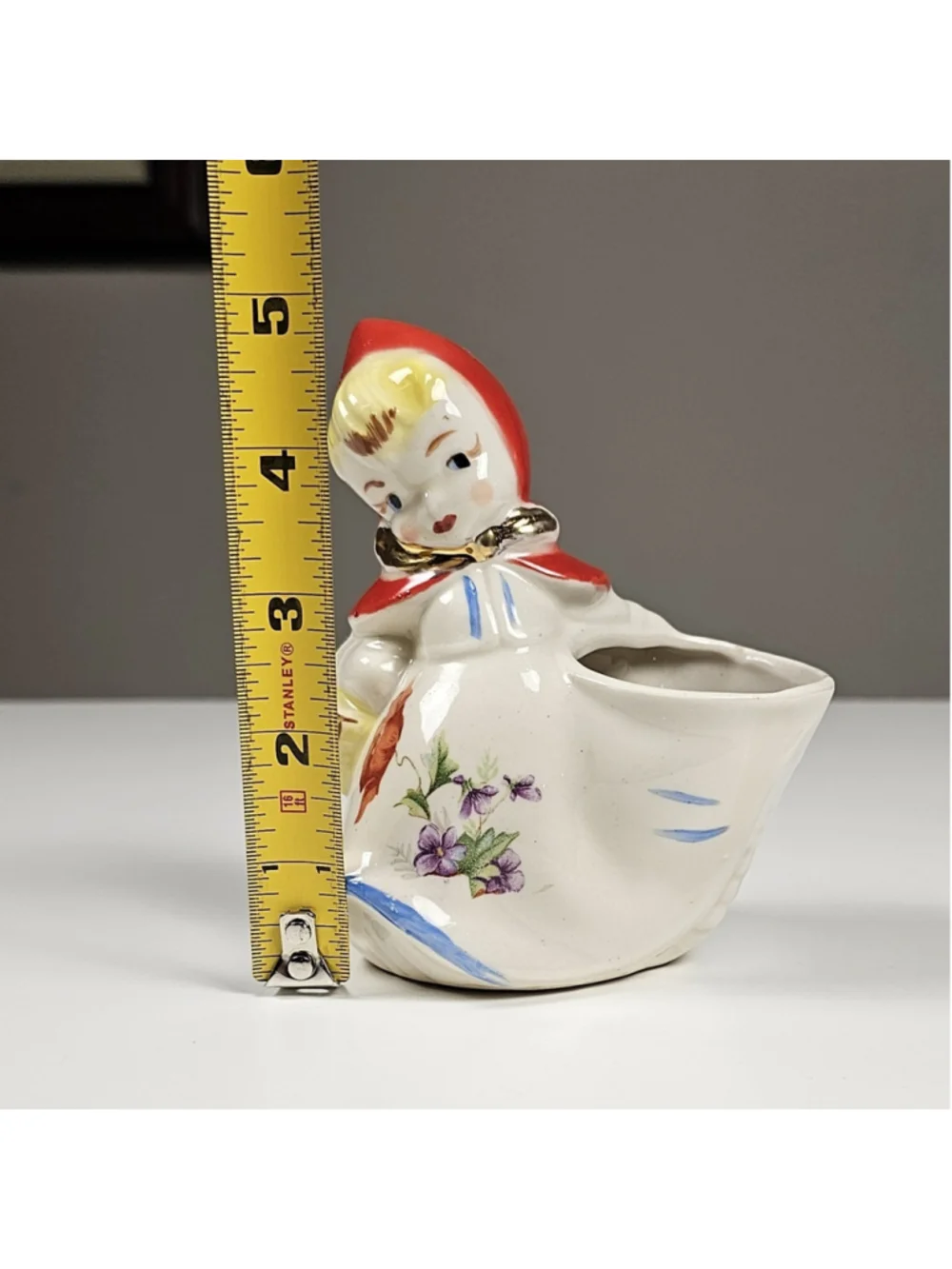 Vintage Hull Pottery Little Red Riding Hood Open Sugar Bowl 1940s Regal China